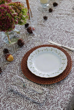 Load image into Gallery viewer, The Flora Chocolate Tablecloth