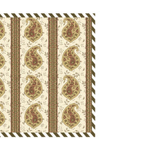 Load image into Gallery viewer, Patterned napkin with paisley design on a white background