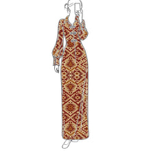 Load image into Gallery viewer, The Annabelle Hostess Dress - Long