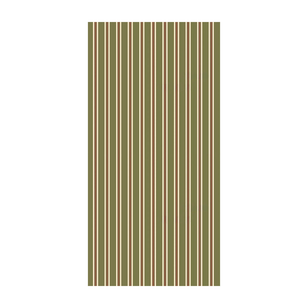 Rectangular tablecloth with vertical striped pattern on a white background