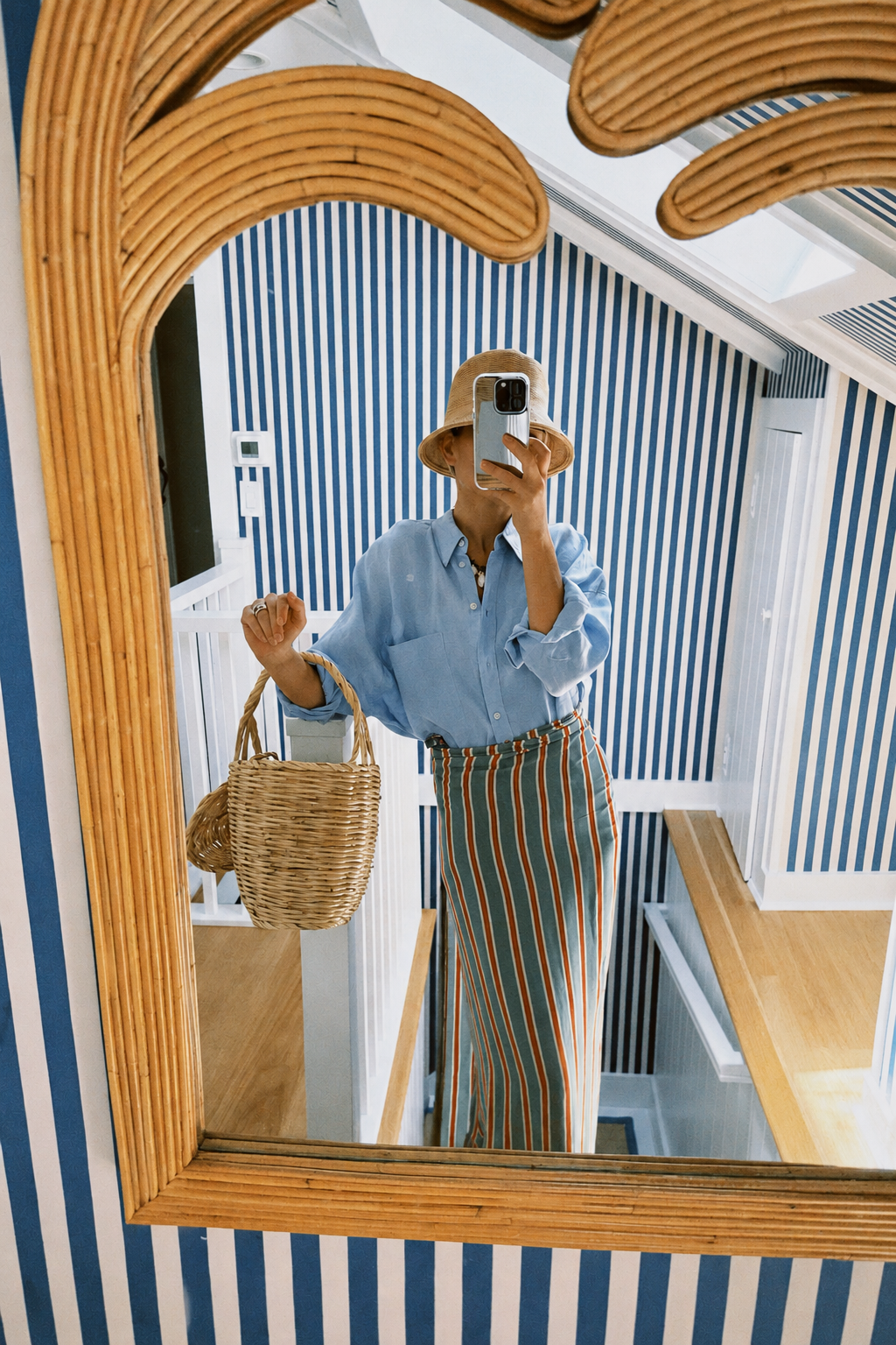 The Isabelle Pareo —  Azure Stripe