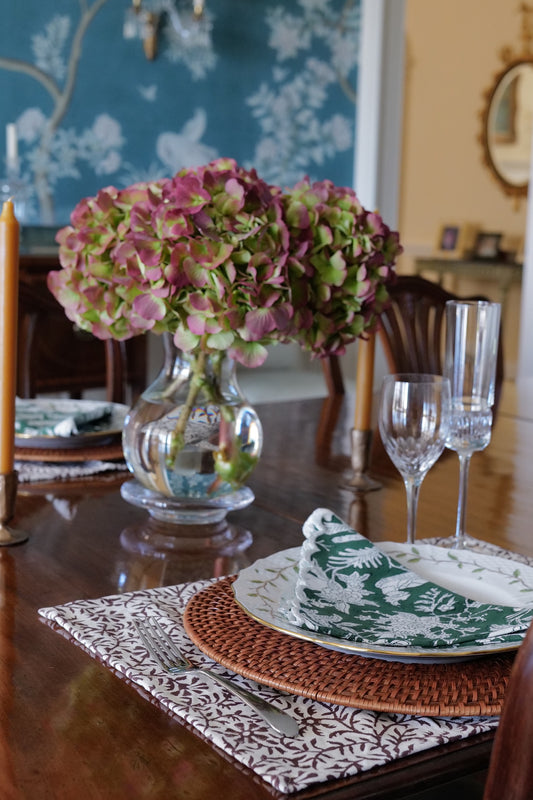 The Flora Chocolate Placemat
