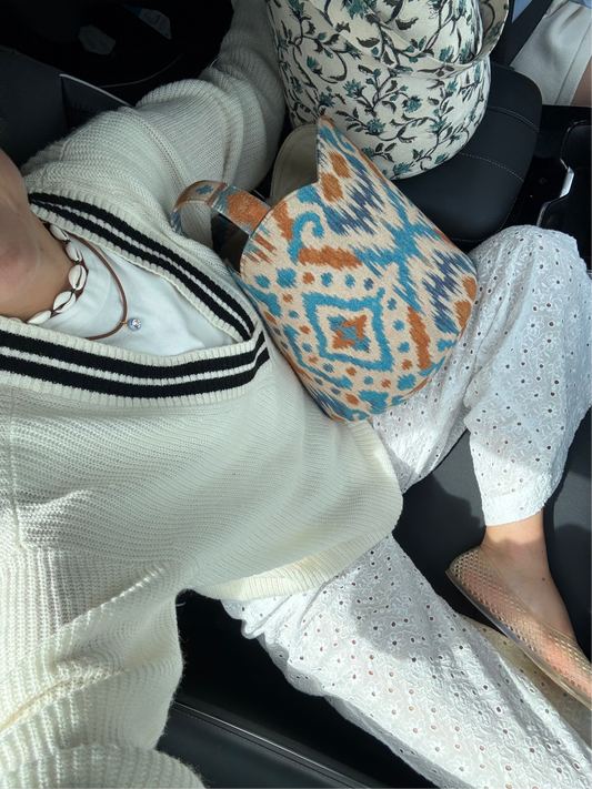 The Annabelle Azure Tote
