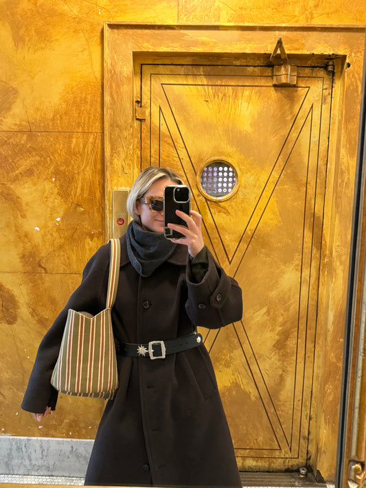The Isabelle Tote  —  Winter Stripe