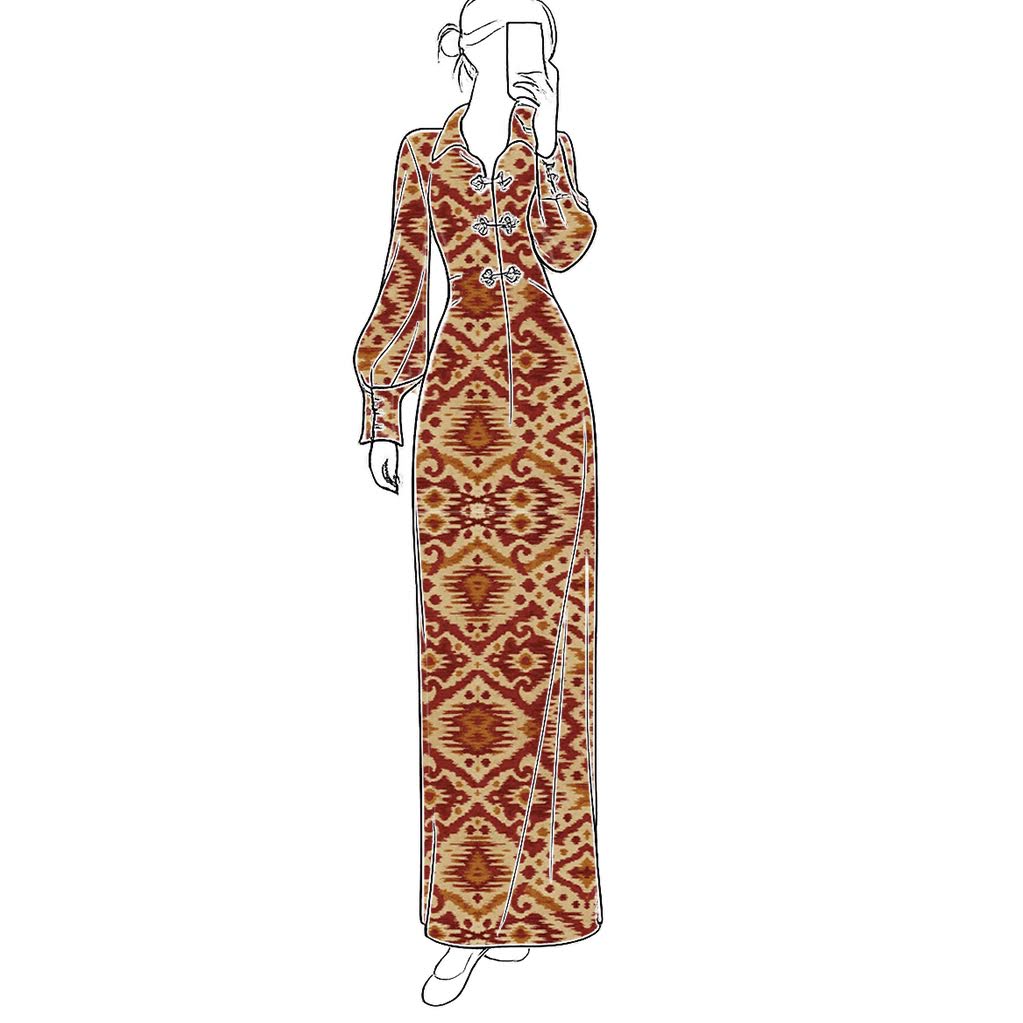 The Annabelle Hostess Dress - Long