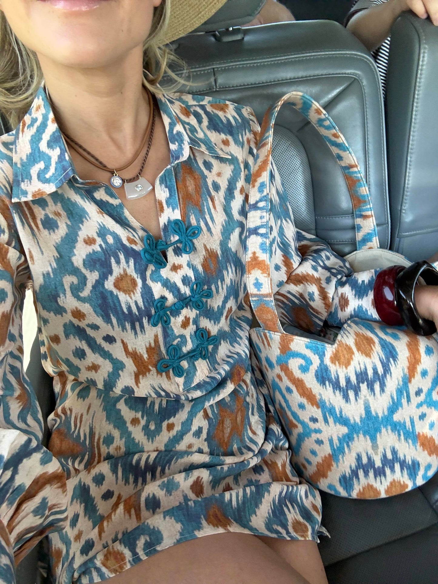 The Annabelle Azure Tote